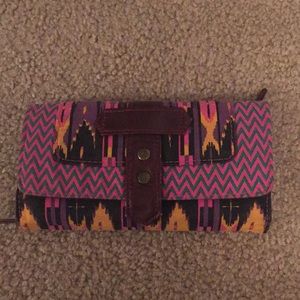 Patterned cloth wallet